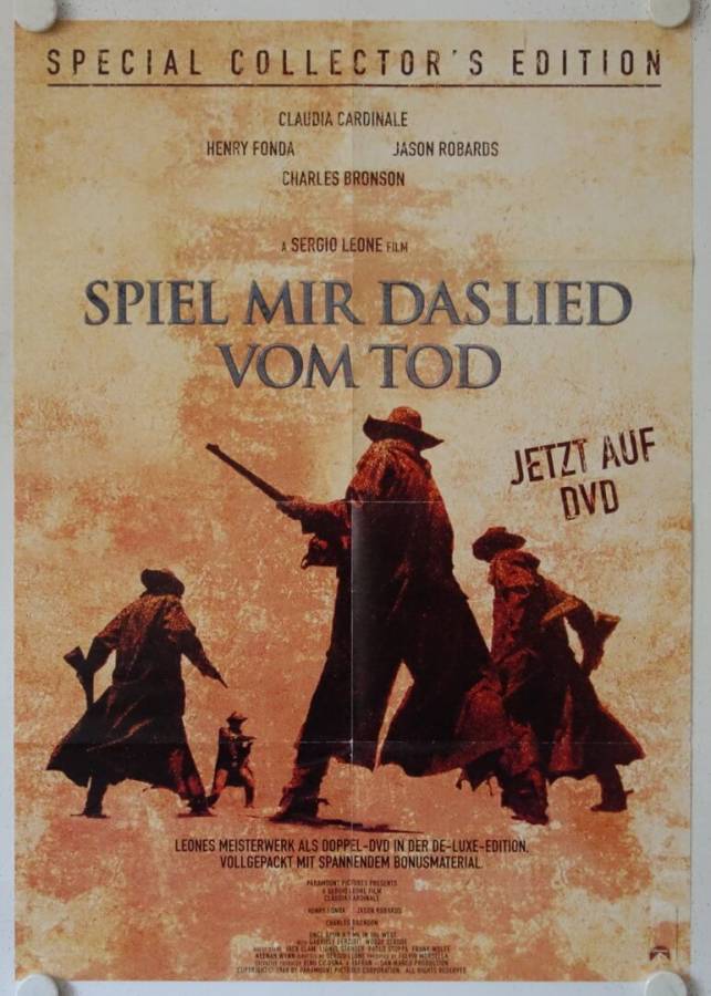 Spiel mir das Lied vom Tod originales deutsches DVD-Plakat